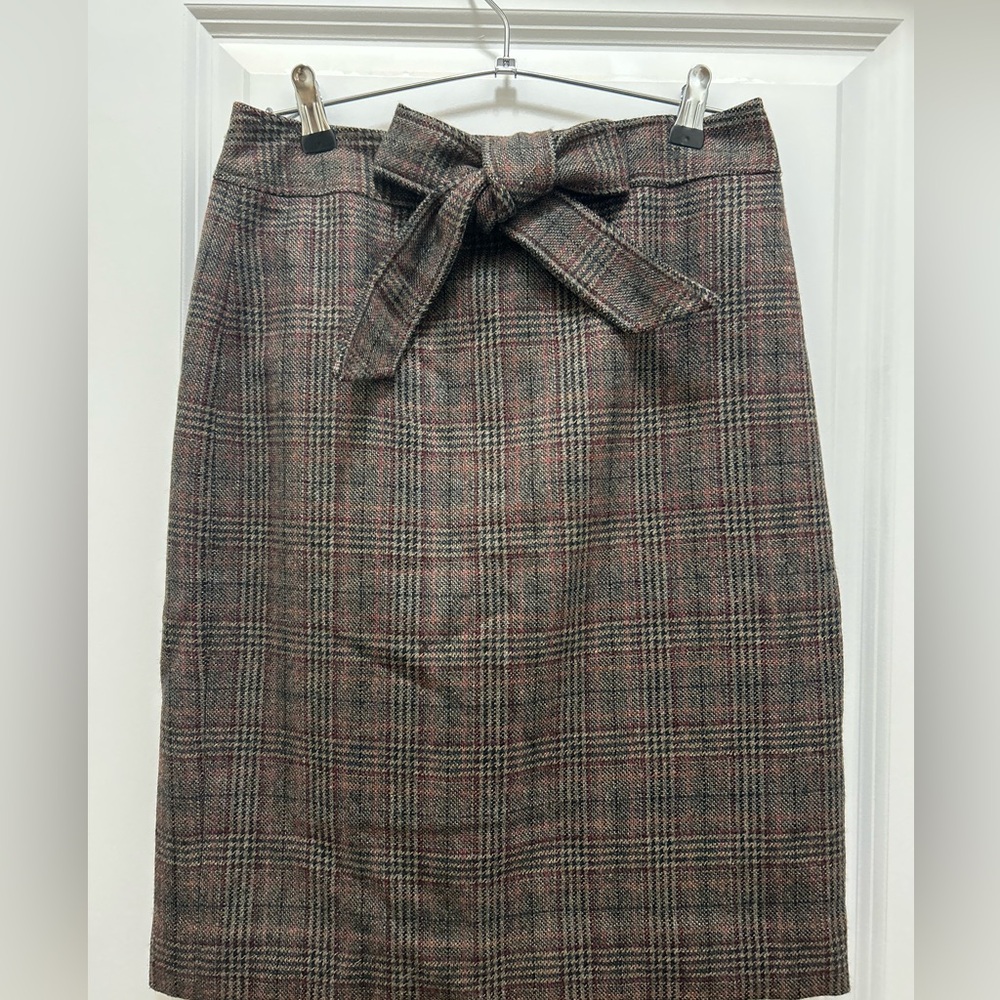 Jcrew Tweed Pencil Skirt, Size 4